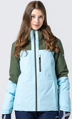 Превью Женская горнолыжная куртка Куртка горнолыжная PHENIX Bicolor Block Pale Blue